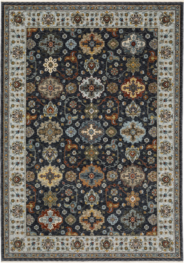 Oriental Weavers Aberdeen 561B1 Blue/Multi Area Rug main image