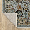 Oriental Weavers Aberdeen 561W1 Blue/Ivory Area Rug Backing Image