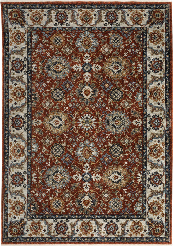 Oriental Weavers Aberdeen 562R1 Red/Ivory Area Rug main image
