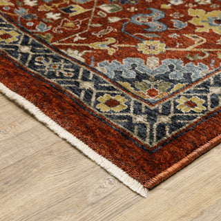 Oriental Weavers Aberdeen 006R1 Red/Multi Area Rug Corner Image