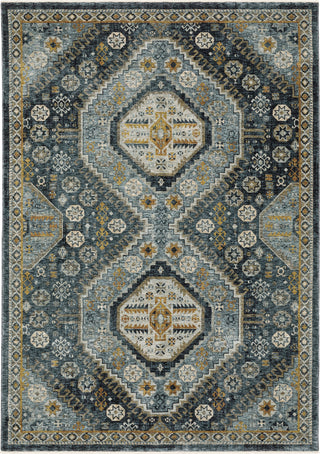 Oriental Weavers Aberdeen 7150B Blue/Gold Area Rug main image