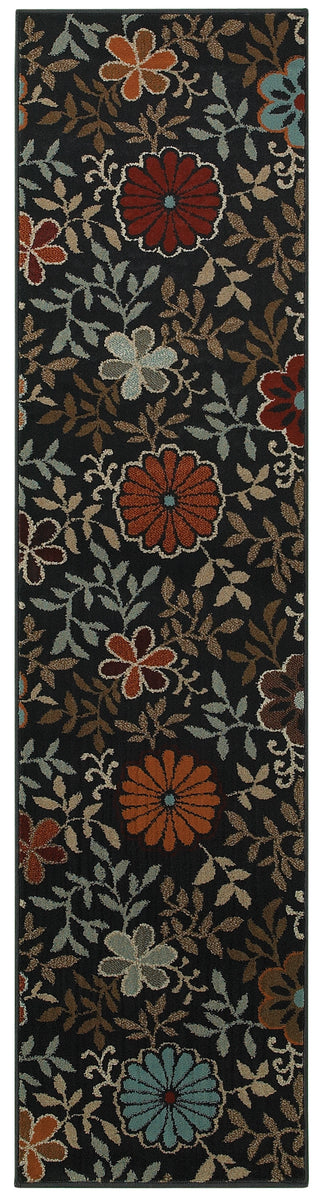 Oriental Weavers Adrienne 3762D Midnight/Multi Area Rug 1'10 X 7' 6 Runner