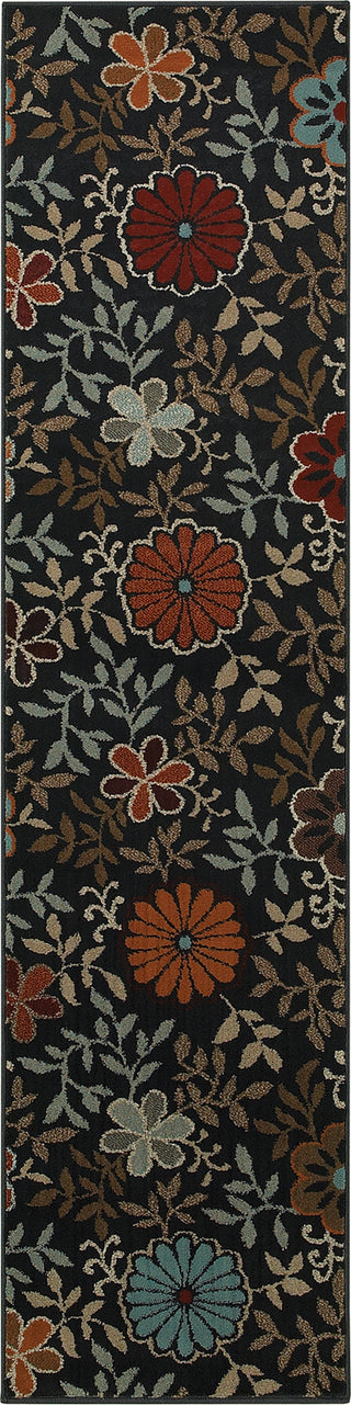 Oriental Weavers Adrienne 3762D Midnight/Multi Area Rug Runner