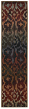 Oriental Weavers Adrienne 3809G Multi/Purple Area Rug 1'10 X 7' 6 Runner