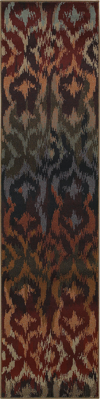 Oriental Weavers Adrienne 3809G Multi/Purple Area Rug Runner