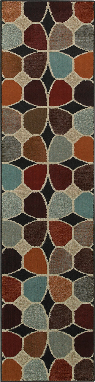 Oriental Weavers Adrienne 3836E Multi/Stone Area Rug Runner