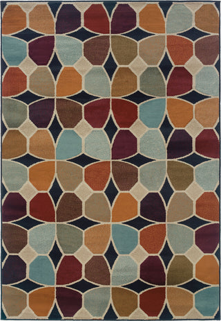 Oriental Weavers Adrienne 3836E Multi/Stone Area Rug main image