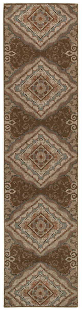 Oriental Weavers Adrienne 3840E Stone/Multi Area Rug 1'10 X  7' 6