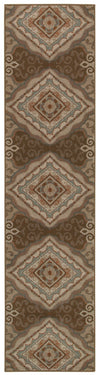 Oriental Weavers Adrienne 3840E Stone/Multi Area Rug 1'10 X 7' 6 Runner