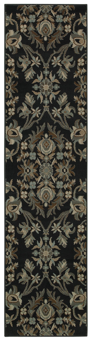 Oriental Weavers Adrienne 3960G Midnight/Stone Area Rug 1'10 X  7' 6