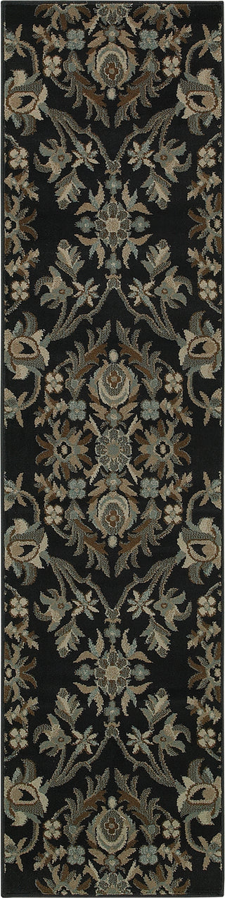 Oriental Weavers Adrienne 3960G Midnight/Stone Area Rug Runner