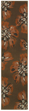 Oriental Weavers Adrienne 4130C Brown/Orange Area Rug 1'10 X  7' 6