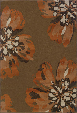 Oriental Weavers Adrienne 4130C Brown/Orange Area Rug main image