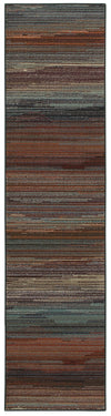 Oriental Weavers Adrienne 4138A Multi/Brown Area Rug 1'10 X 7' 6 Runner