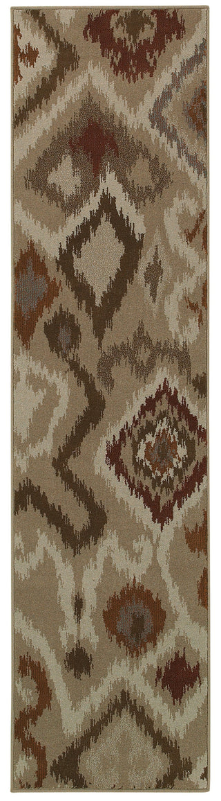 Oriental Weavers Adrienne 4173B Beige/Orange Area Rug 1'10 X  7' 6