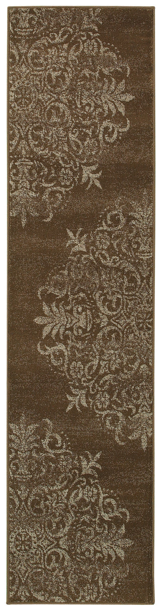 Oriental Weavers Adrienne 4174D Brown/Stone Area Rug 1'10 X  7' 6