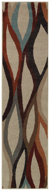 Oriental Weavers Adrienne 4178B Stone/Multi Area Rug 1'10 X 7' 6 Runner