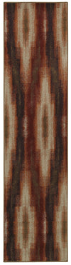 Oriental Weavers Adrienne 4193B Stone/Red Area Rug 1'10 X  7' 6