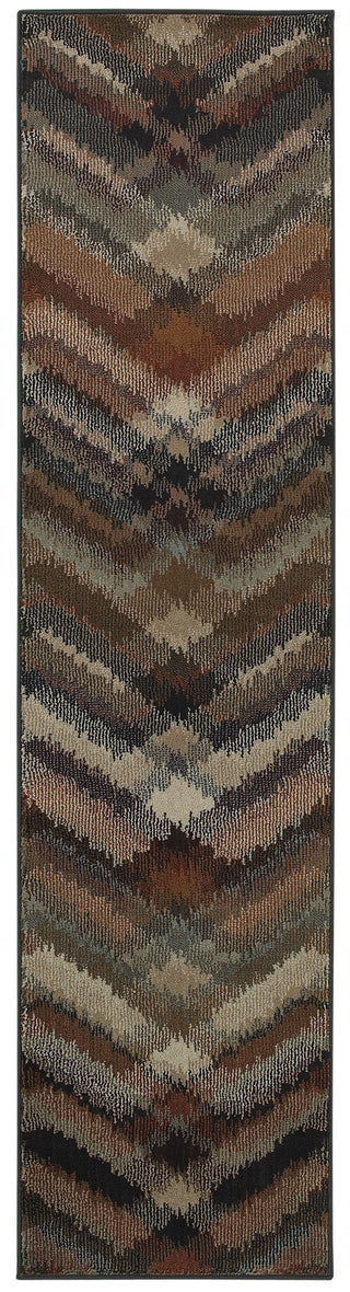 Oriental Weavers Adrienne 4205C Multi/Beige Area Rug 1'10 X 7' 6 Runner