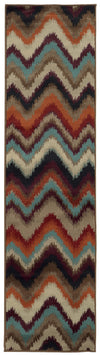 Oriental Weavers Adrienne 4205D Multi/Stone Area Rug 1'10 X  7' 6