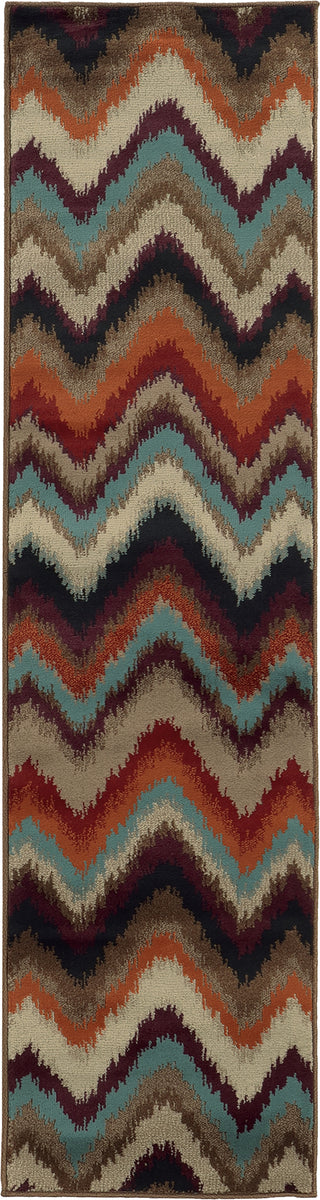 Oriental Weavers Adrienne 4205D Multi/Stone Area Rug Runner