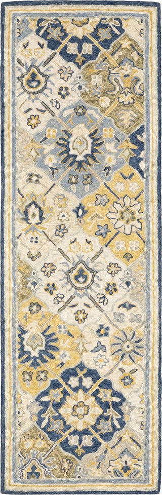 Oriental Weavers Alfresco 28406 Blue/Gold Area Rug Runner Image