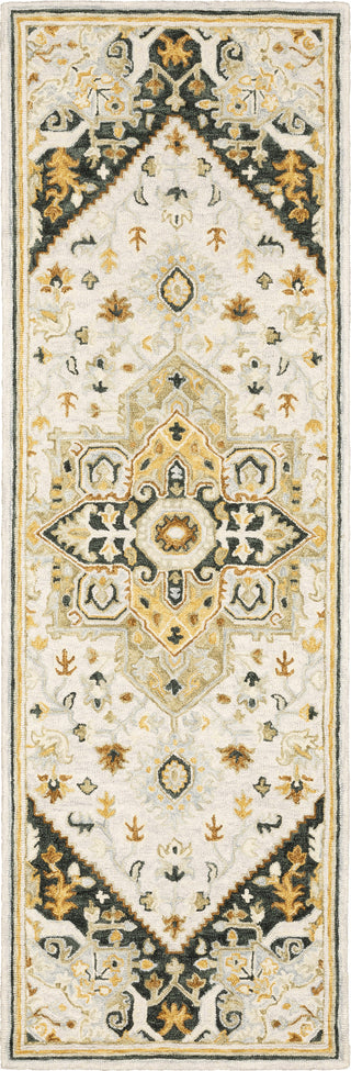 Oriental Weavers Alfresco 28407 Ivory/Charcoal Area Rug Runner Image