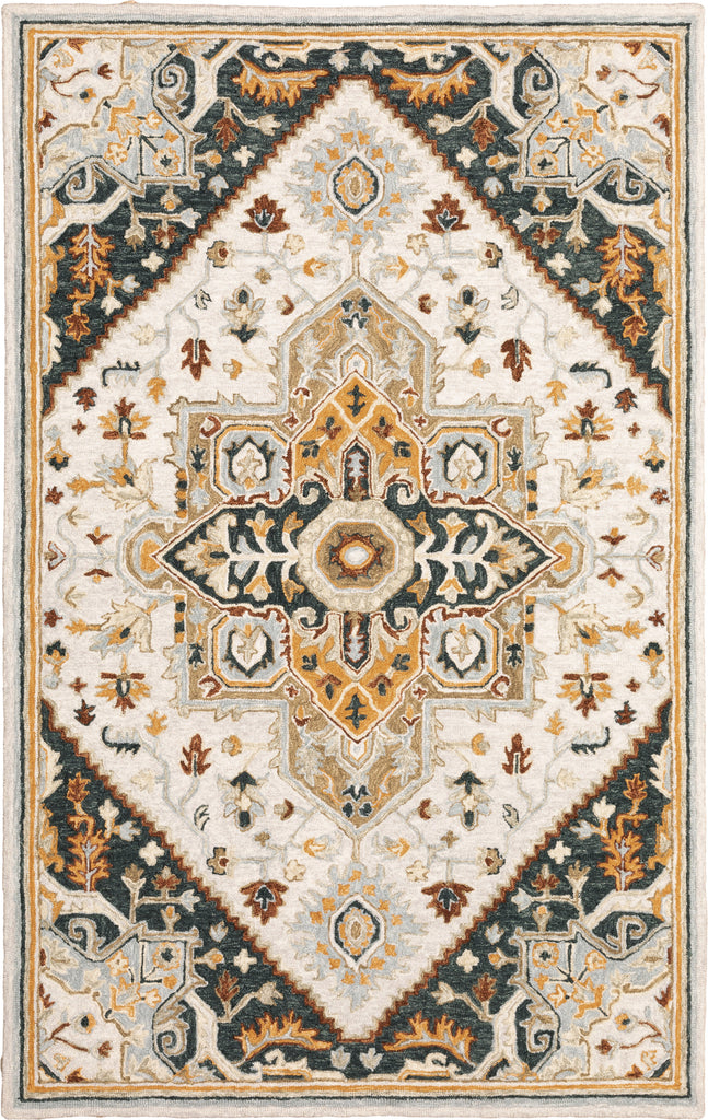 Oriental Weavers Alfresco 28407 Ivory/Charcoal Area Rug main image
