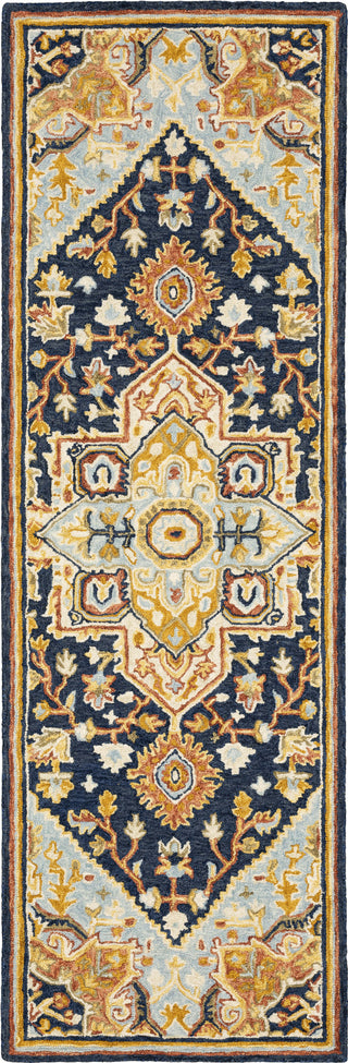 Oriental Weavers Alfresco 28408 Navy/Rust Area Rug Runner Image