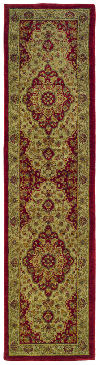 Oriental Weavers Allure 011D1 Red/Gold Area Rug 1'11 X  7' 6