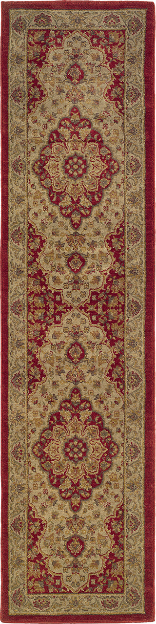 Oriental Weavers Allure 011D1 Red/Gold Area Rug Runner