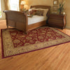 Oriental Weavers Allure 012D1 Red/Beige Area Rug Roomshot Feature