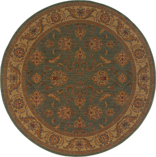 Oriental Weavers Allure 012E1 Green/Beige Area Rug Round