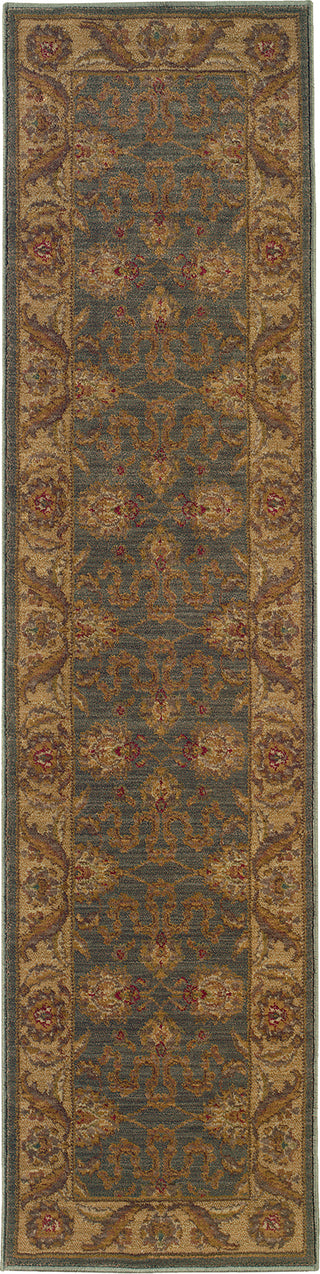 Oriental Weavers Allure 012E1 Green/Beige Area Rug Runner