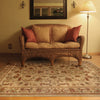 Oriental Weavers Allure 002A1 Beige/Red Area Rug Room Scene  Featured