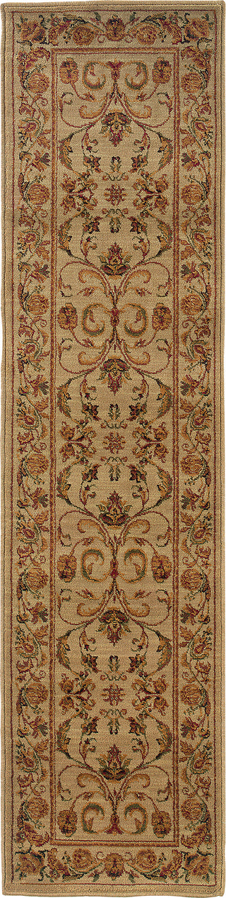 Oriental Weavers Allure 002A1 Beige/Red Area Rug Runner