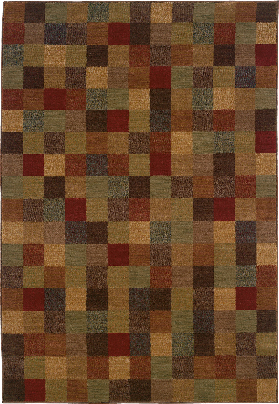 Oriental Weavers Allure 003A1 Brown/Red Area Rug main image