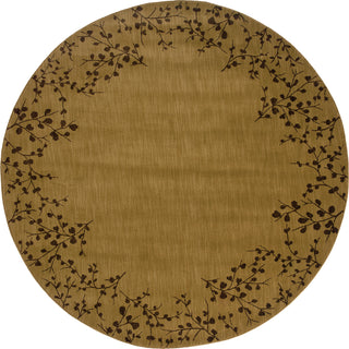 Oriental Weavers Allure 004B1 Gold/Brown Area Rug 7' 8 Round