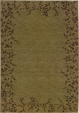 Oriental Weavers Allure 004E1 Green/Brown Area Rug main image