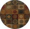 Oriental Weavers Allure 0053A Green/Red Area Rug 7' 8 Round