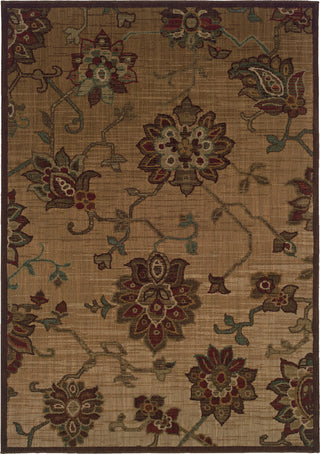 Oriental Weavers Allure 054A1 Beige/Red Area Rug main image Featured