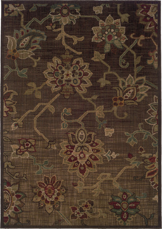 Oriental Weavers Allure 054C1 Brown/Green Area Rug main image