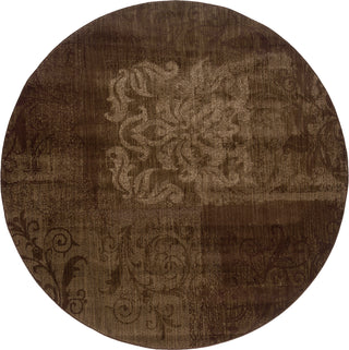 Oriental Weavers Allure 060B1 Brown/Beige Area Rug 7' 8 Round