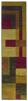 Oriental Weavers Allure 009A1 Red/Gold Area Rug 1'11 X 7' 6 Runner