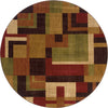 Oriental Weavers Allure 009A1 Red/Gold Area Rug 7' 8 Round