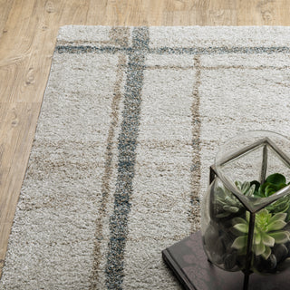 Oriental Weavers Alton 501Z9 Beige/Blue Area Rug Corner Image Featured