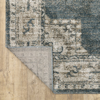 Oriental Weavers Alton 5501B Blue/Beige Area Rug Backing Image