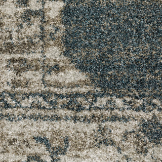 Oriental Weavers Alton 5501B Blue/Beige Area Rug Close-up Image