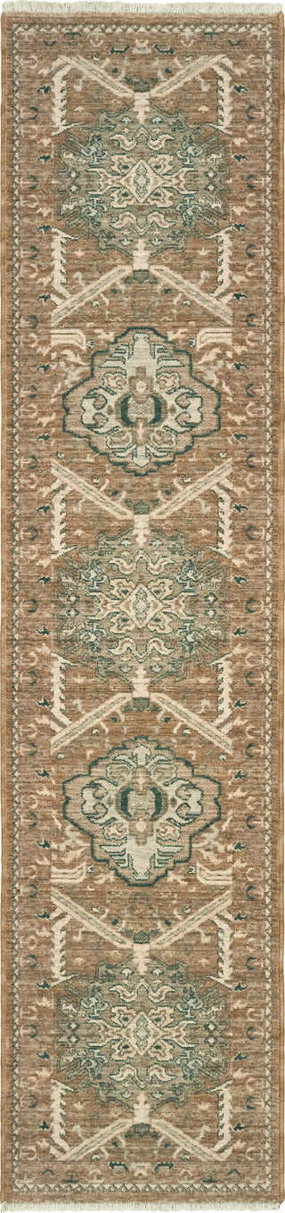 Oriental Weavers Anatolia 2060W Rust Teal Area Rug 2'3'' X 10' Runner Image