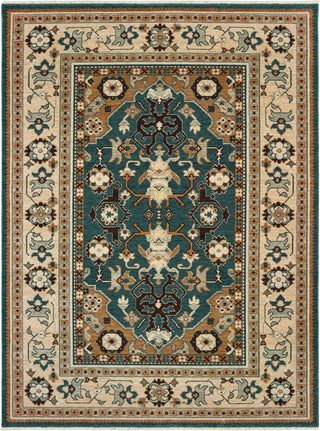 Oriental Weavers Anatolia 5502L Teal Sand Area Rug main image